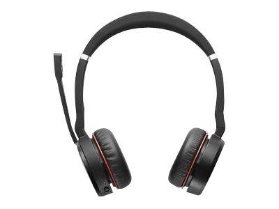 Jabra Evolve 75 SE MS Stereo - Headset - on-ear Bluetooth wireless active noise cancelling USB Certified for Microsoft-1