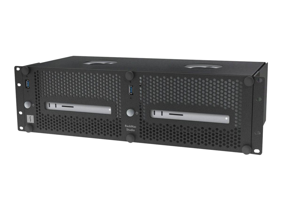Sonnet RackMac Studio - Rack - Montagegehäuse - 3U - 48,3 cm (19") - für Apple Mac Studio (RACK-STD-2X)-0