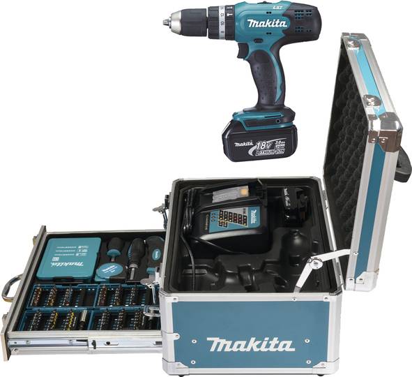 Makita DHP453RFX2 - Pistool Grip Boor - 1,3 cm - 3,6 cm - 1,3 cm - 1,5 mm - 1,5 mm-1