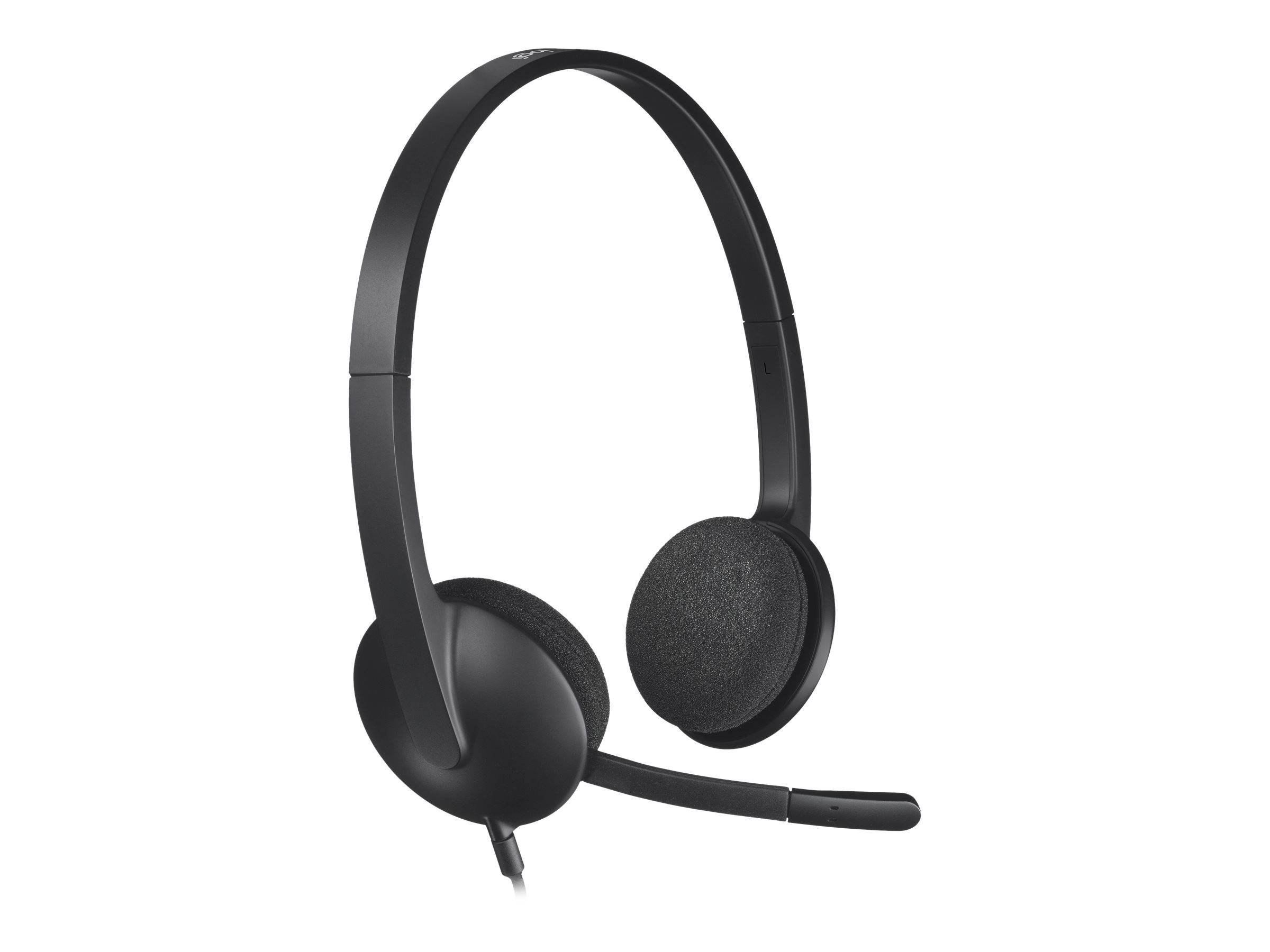 Logitech 981-000507 On Ear headset Kabel Stereo Zwart Ruisonderdrukking (microfoon) Headset Computer-0
