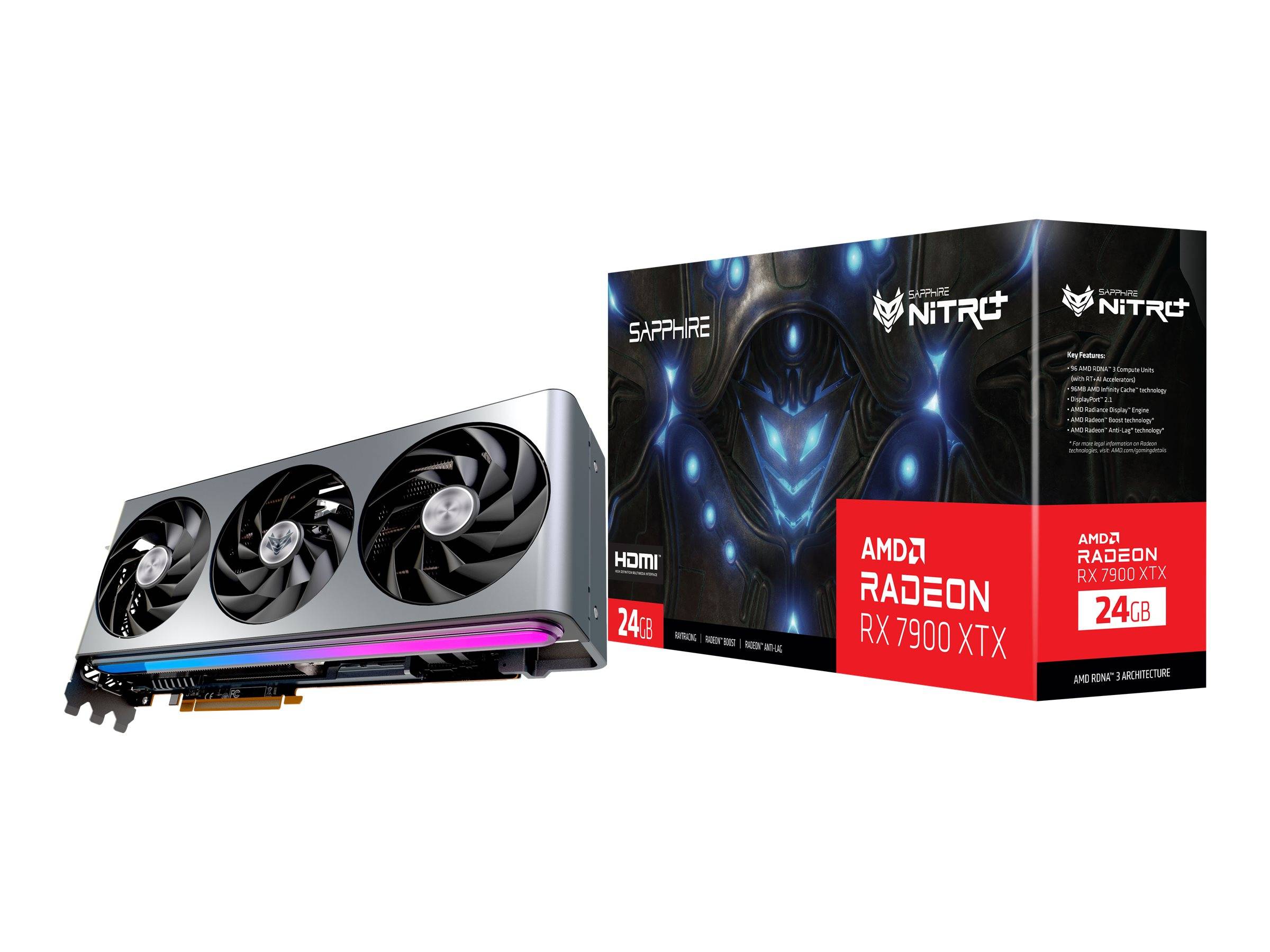 Sapphire NITRO+ Radeon RX 7900 XTX Vapor-X AMD 24 GB GDDR6-0