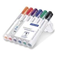 Viltstift Staedtler Lumocolor 351 whiteboard set à 6 stuks assorti-2