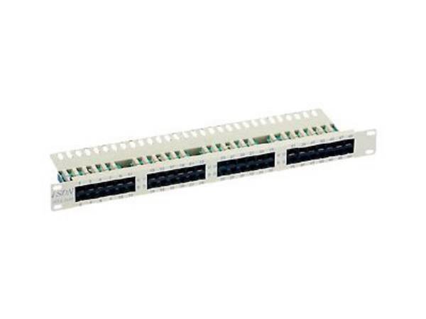 Equip patchpaneel 50x RJ45 Cat3 19" UTP 1U ISDN zwart