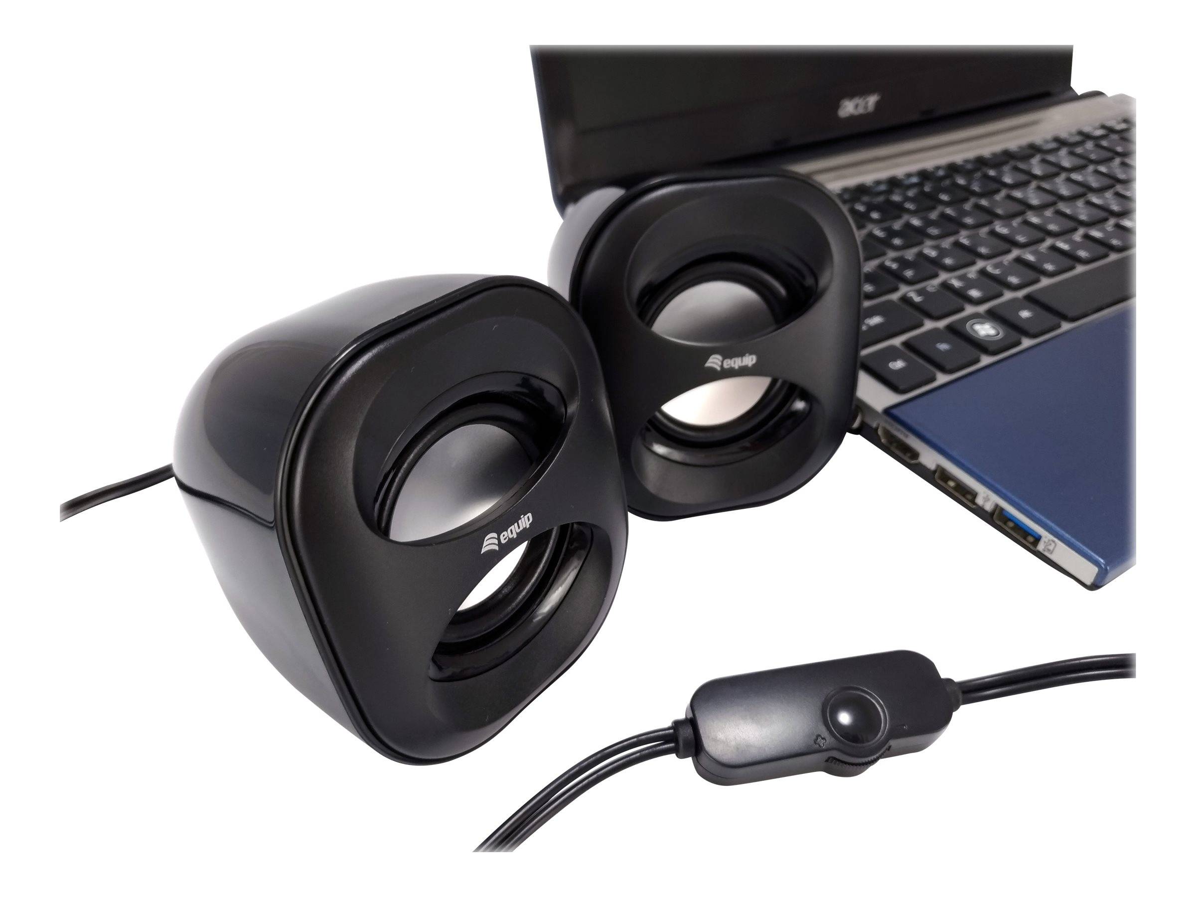 Rust luidspreker mini uit voor notebook/PC, USB-aangedreven sw/sw-4