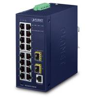 PLANET Industriële 16-poorts beheerde switch IGS-4215-16T2S-1