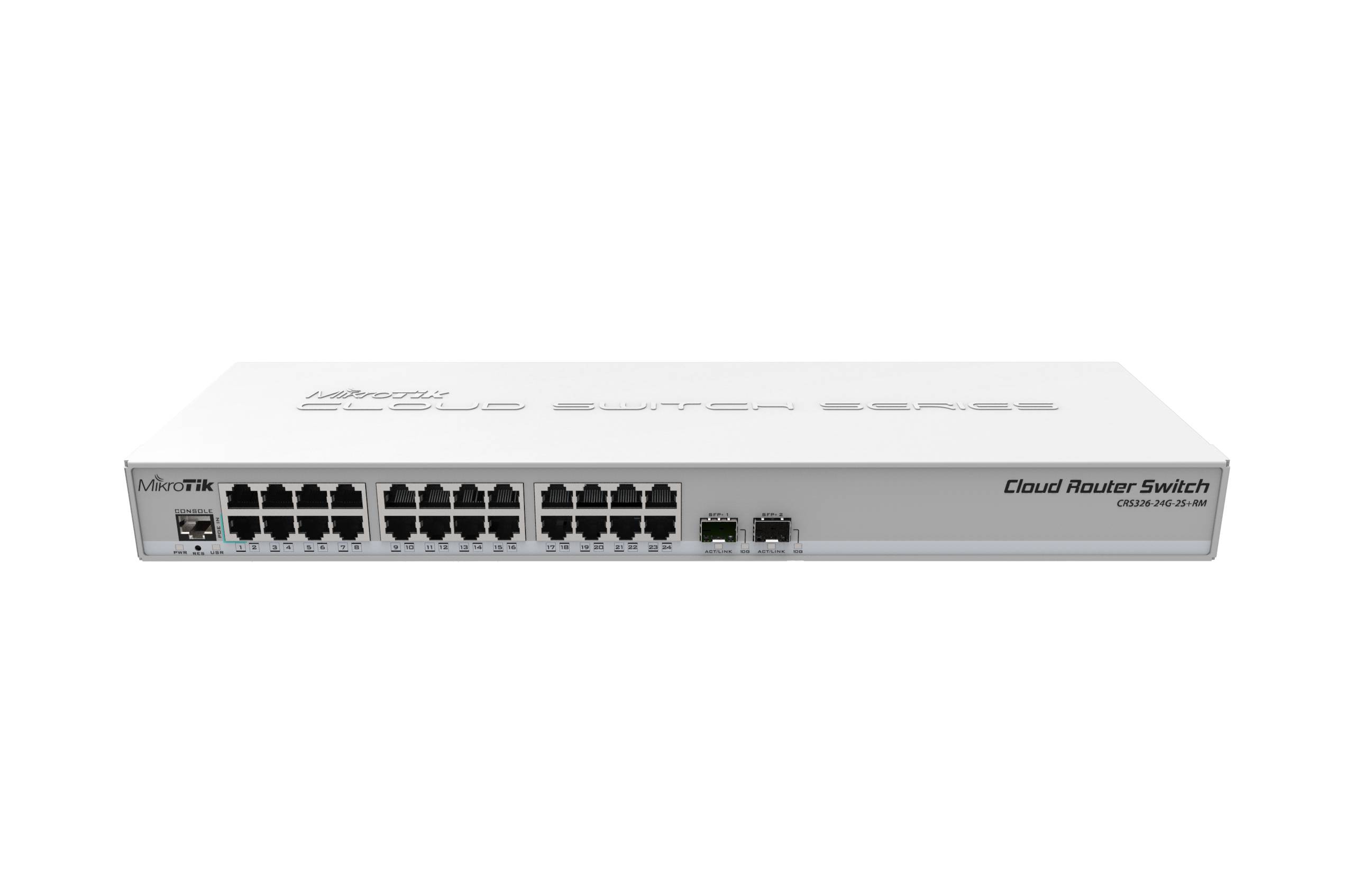 Mikrotik CRS326-24G-2S+RM netwerkswitch Managed L2 Gigabit Ethernet (10/100/1000) Grijs-1