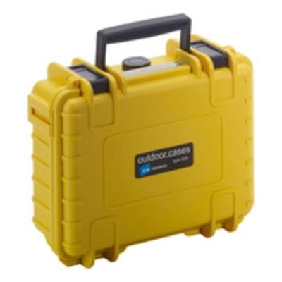 B & W International Outdoor-koffer  outdoor.cases Typ 500 2.3 l (b x h x d) 230 x 180 x 90 mm Geel 500/Y/SI