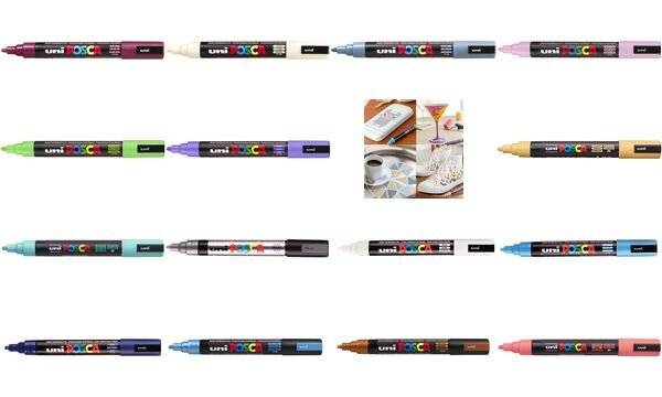 POSCA marker UNI PC-5M wit-2