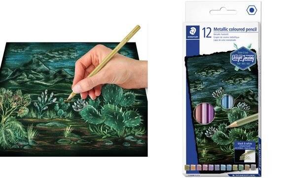 STAEDTLER "Design Journey" kleurpotloden metallic 12-set FSC retail-2