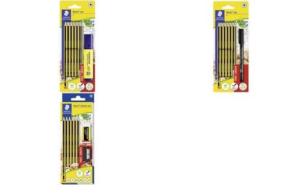 STAEDTLER-potloden HB Noris 120 Big Pack + 1 markeerstift retail-4
