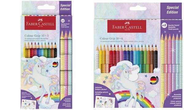 FABER-CASTELL Kleurpotlood Colour Grip Eenhoorn 18+6-2