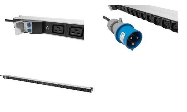 DIGITUS PDU 24xC13 4xC19 uitgangen 250V/32A zwart-7