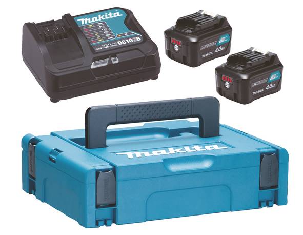 Makita Startset DC10SB + 2x BL1041B - 197641-2-1