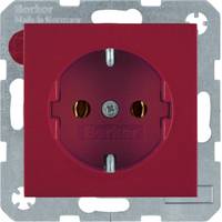 Berker SCHUKO-Steckdose rt/gl 47438912-0