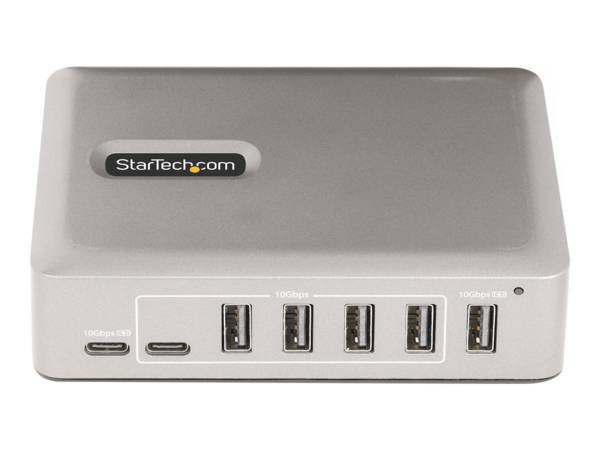 7-Port USB-C Hub, 5x USB-A + 2x USB-C, Self-Powered met 65W Power Supply, USB 3.1 10Gbps, Desktop/Laptop USB Hub met Cha