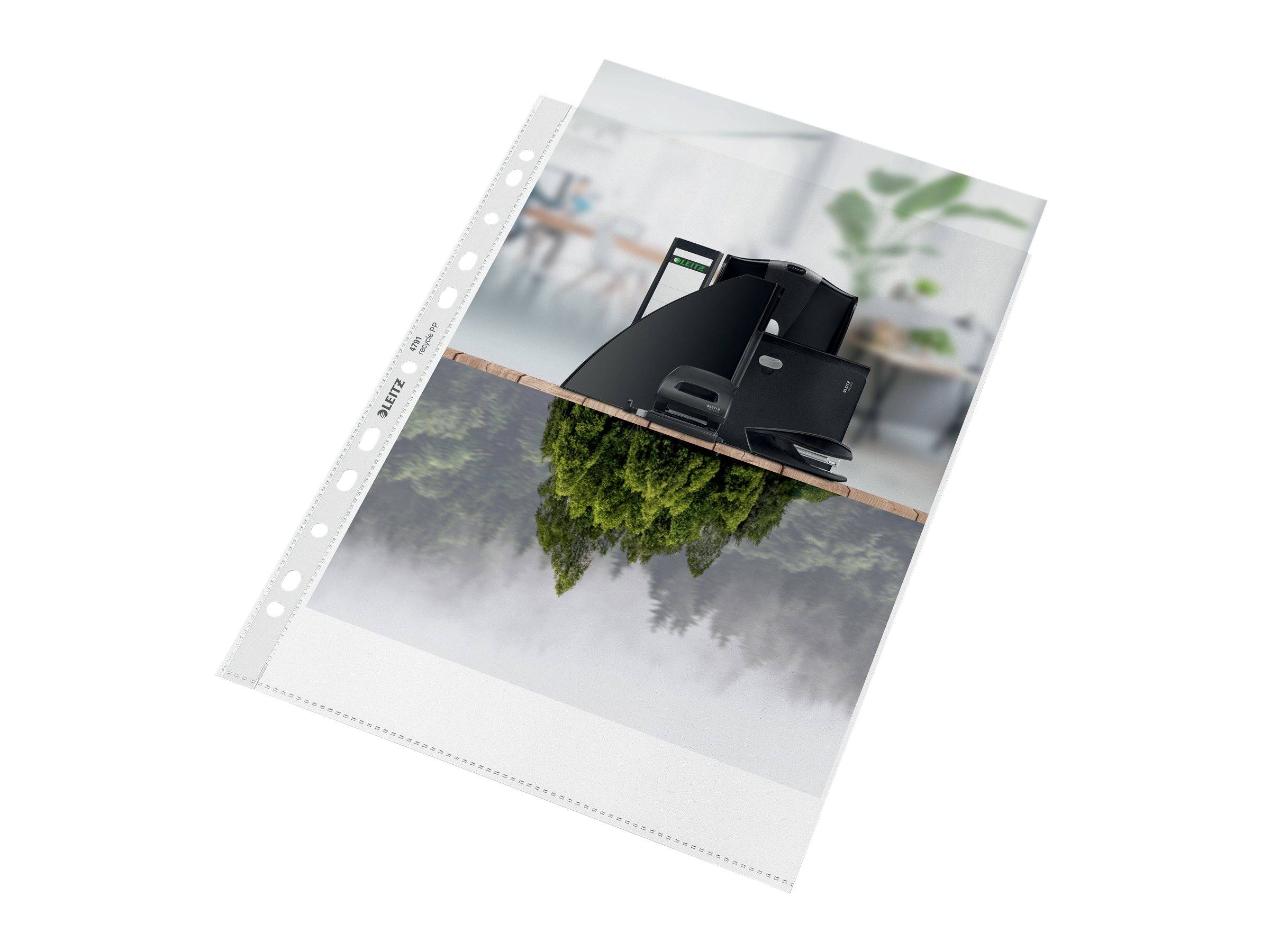 Showtas Leitz Recycle A4 11-gaats PP 0.10mm transparant