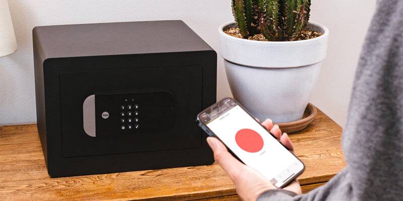 Yale Smart Safe vrijstaande kluis YSS/250/EB1 zwart-3