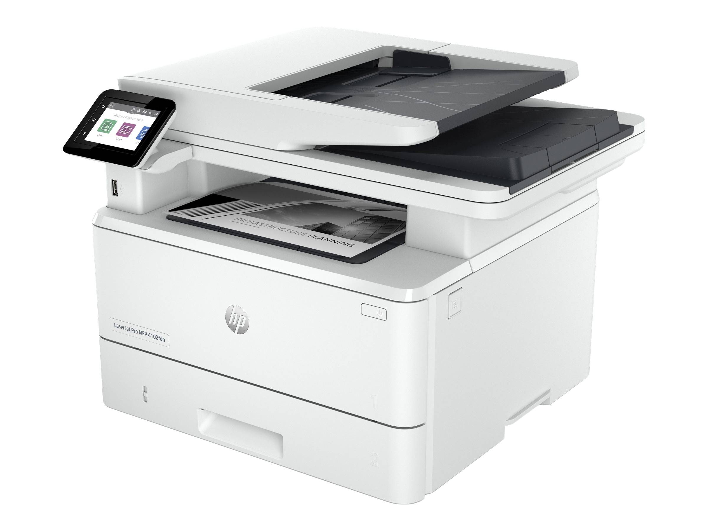 HP LaserJet Pro MFP 4102fdn printer - Zwart-wit - Printer voor Kleine en middelgrote ondernemingen - Printen --0