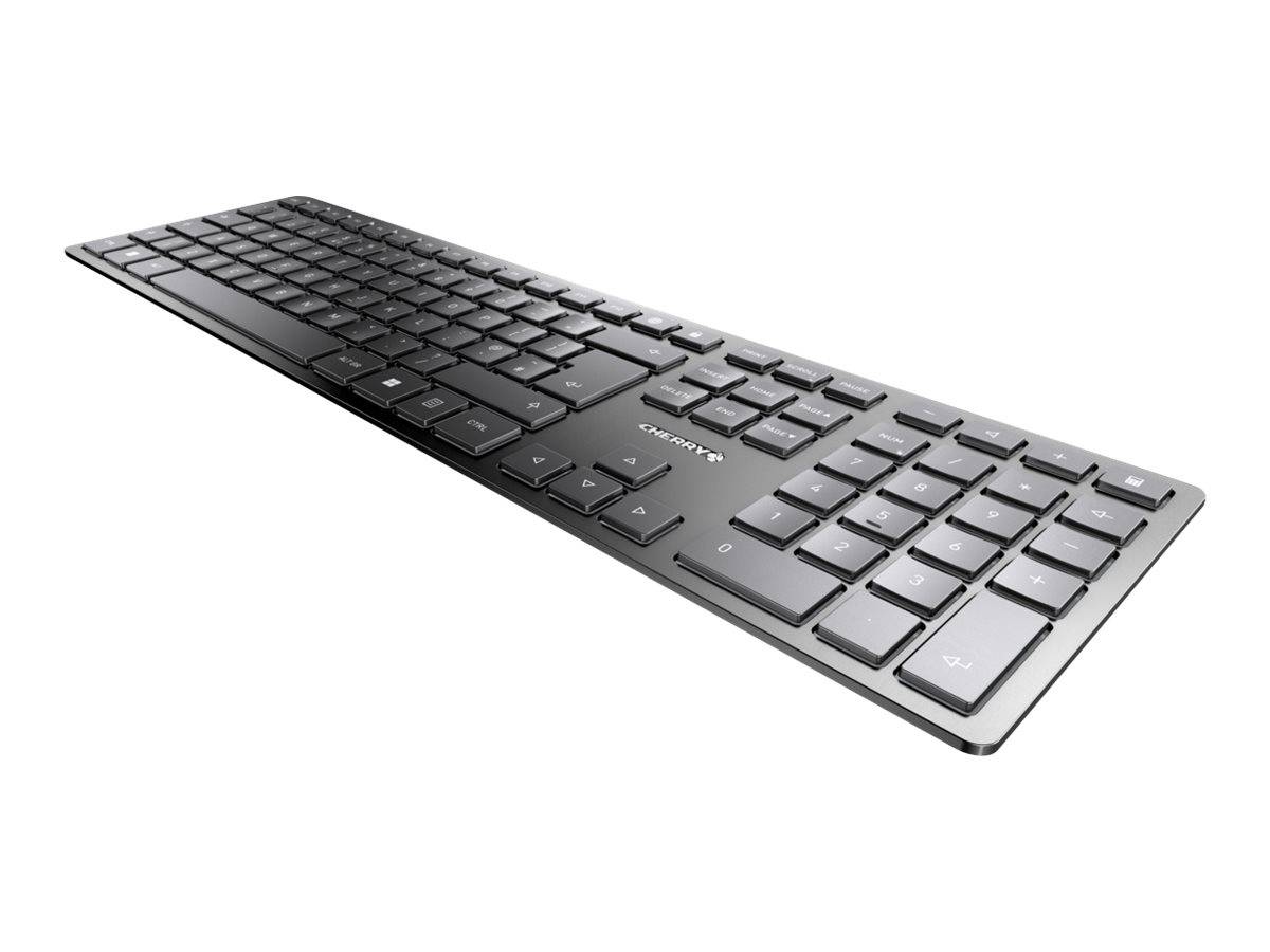 CHERRY KW 9100 SLIM toetsenbord Universeel RF draadloos + Bluetooth QWERTZ Zwitsers Zwart-0