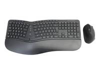 Conceptronic Set met toetsenbord, nummeriek toetsenbord en muis Draadloos QWERTZ, Duits Zwart-0