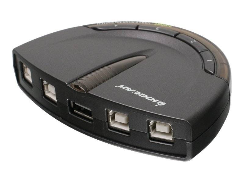 IOGEAR 4 poorten, USB A, 480 Mbps-0