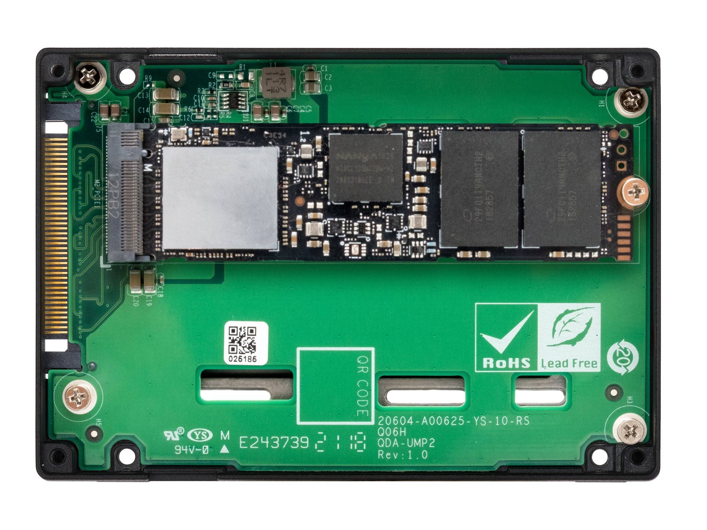 QNAP QDA-UMP4 behuizing voor opslagstations SDD-behuizing Zwart 2.5"-4