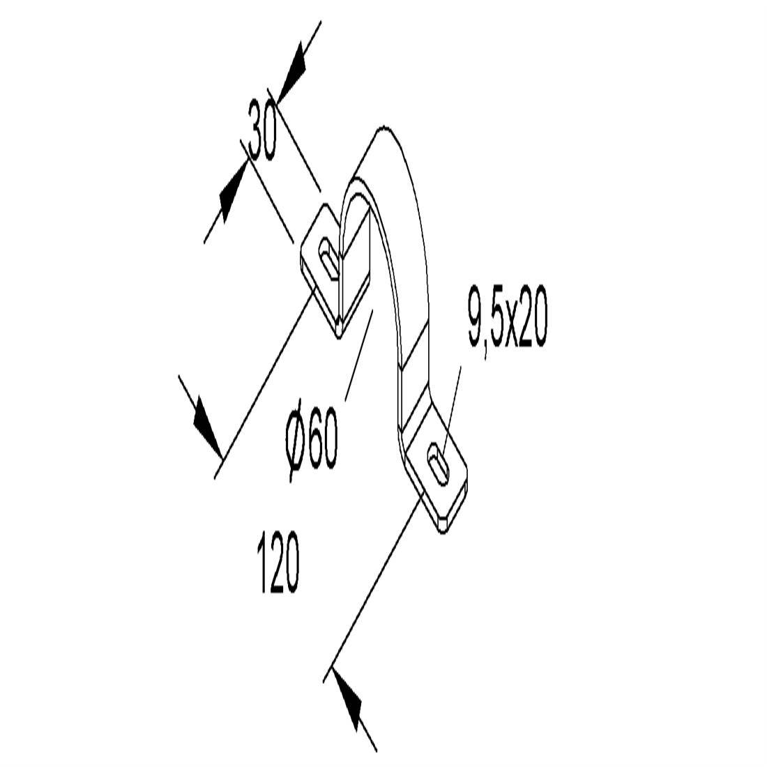 AL - Producten 68121 R2B60 BUISBEUGEL