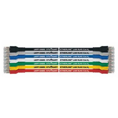 LAPP 24441243 RJ45 Netwerkkabel, patchkabel CAT 6A S/FTP 2.00 m Zwart Snagless, Afscherming totaal, Pair afscherming, Fo-0
