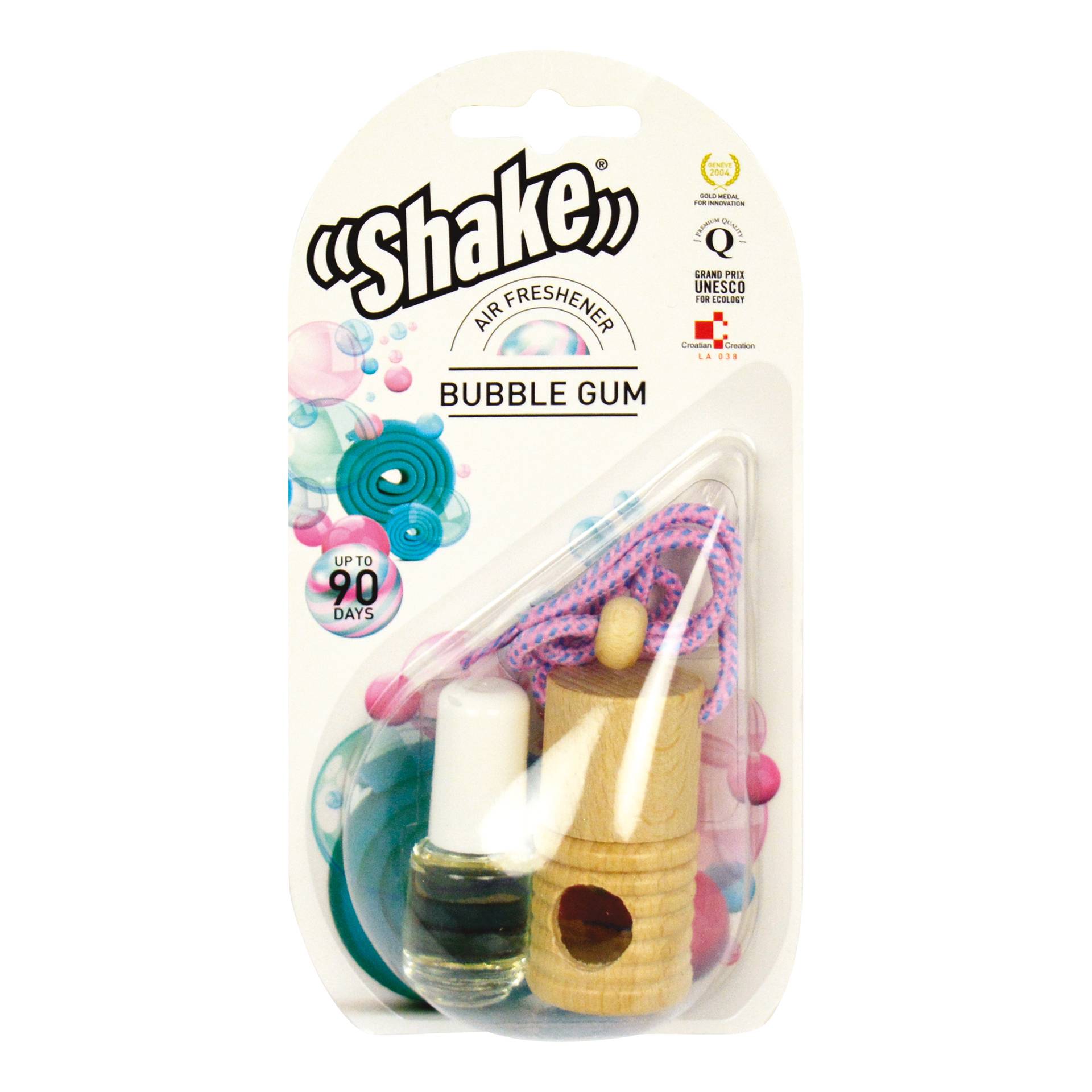 Shake luchtverfrisser + navulling Bubblegum 2x4,5ml-2