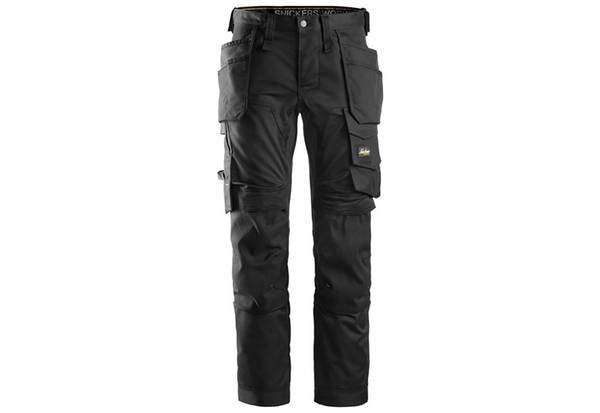 Snickers Stretchbroek holsterzak 6241 zwart 50