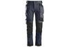 Snickers Stretchbroek holsterzak 6241 navy/zw 50