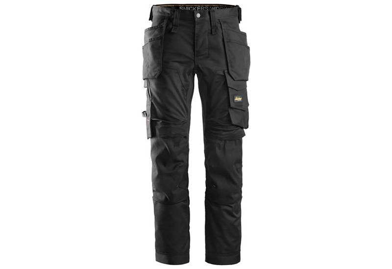 Snickers Stretchbroek holsterzak 6241 zwart 56-0