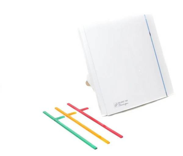 Silent Design 100CHZ badkamerventilator  85m³  wit hygro