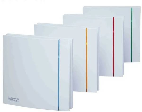 Silent Design 100CZ badkamerventilator  85m³  wit