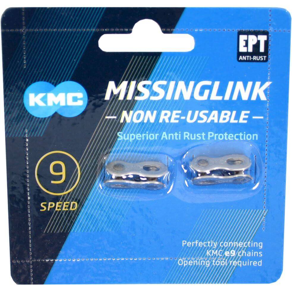 KMC Sluitschakel MissingLink 9NR EPT zilver 6.6mm 9v (2) 47155758947374715575894737-0