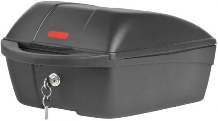 Topkoffer Polisport Luxe met quick release bagagedragerbevestiging - zwart-0