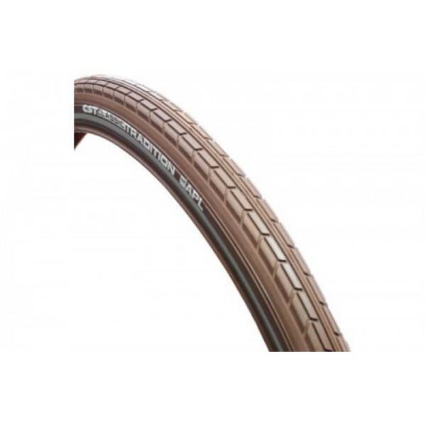 Buitenband CST Tradition Classic Line 28 x 1.75" / 47-622 mm - bruin met reflectie