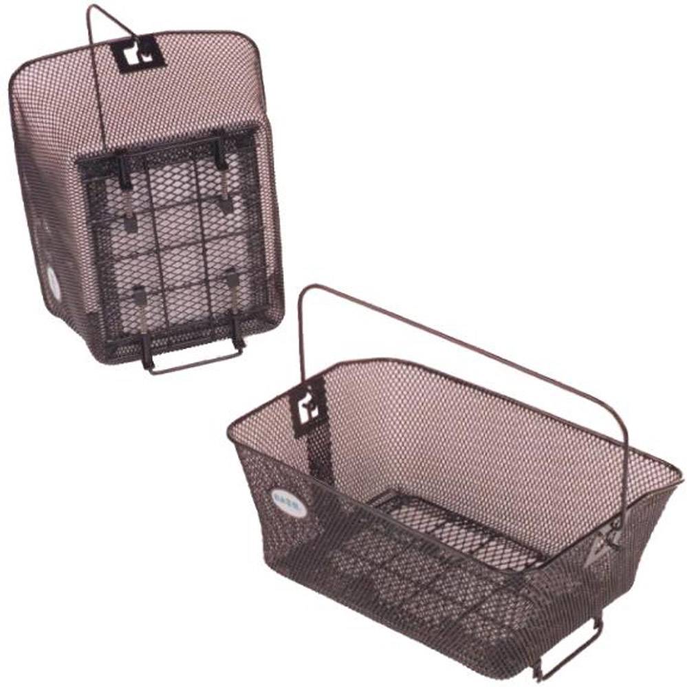 Fietsmand Basil Como met dragerbevestiging 41 x 31 x 20 cm - zwart-0