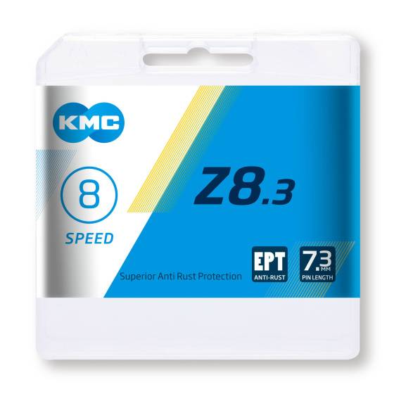 Ketting 6/7/8 speed KMC Z8.3 EPT 114 schakels - zilver/grijs-2