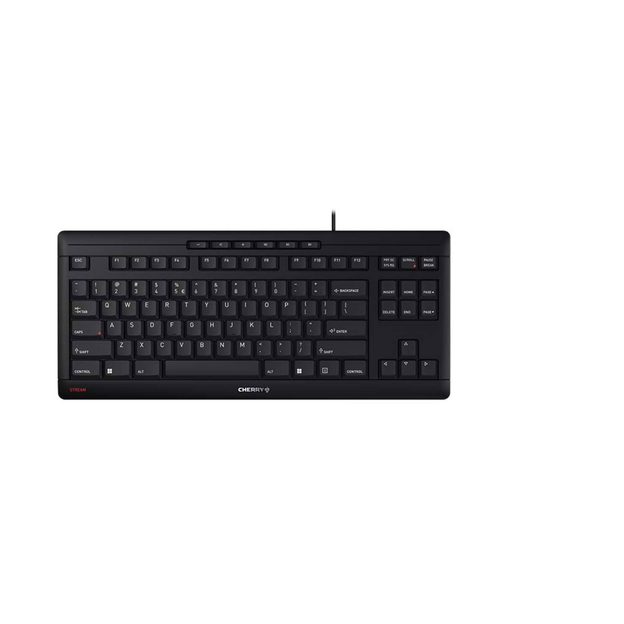 CHERRY STREAM KEYBOARD TKL toetsenbord Universeel USB QWERTY Engels Zwart-1