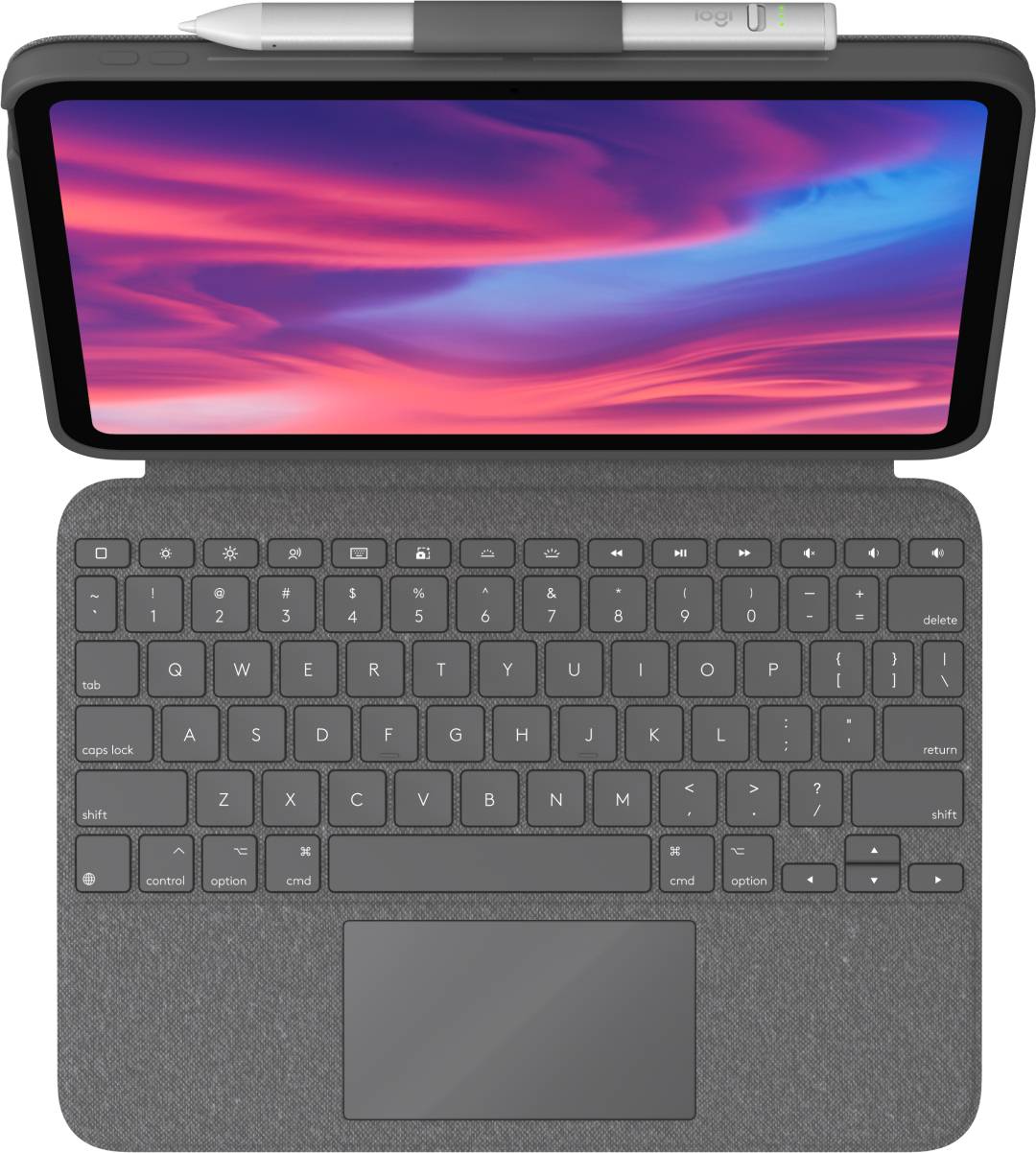 Logitech Combo Touch Toetsenbord voor iPad - Smart Connector, Verlicht, Touchpad - Model 920-011382-4