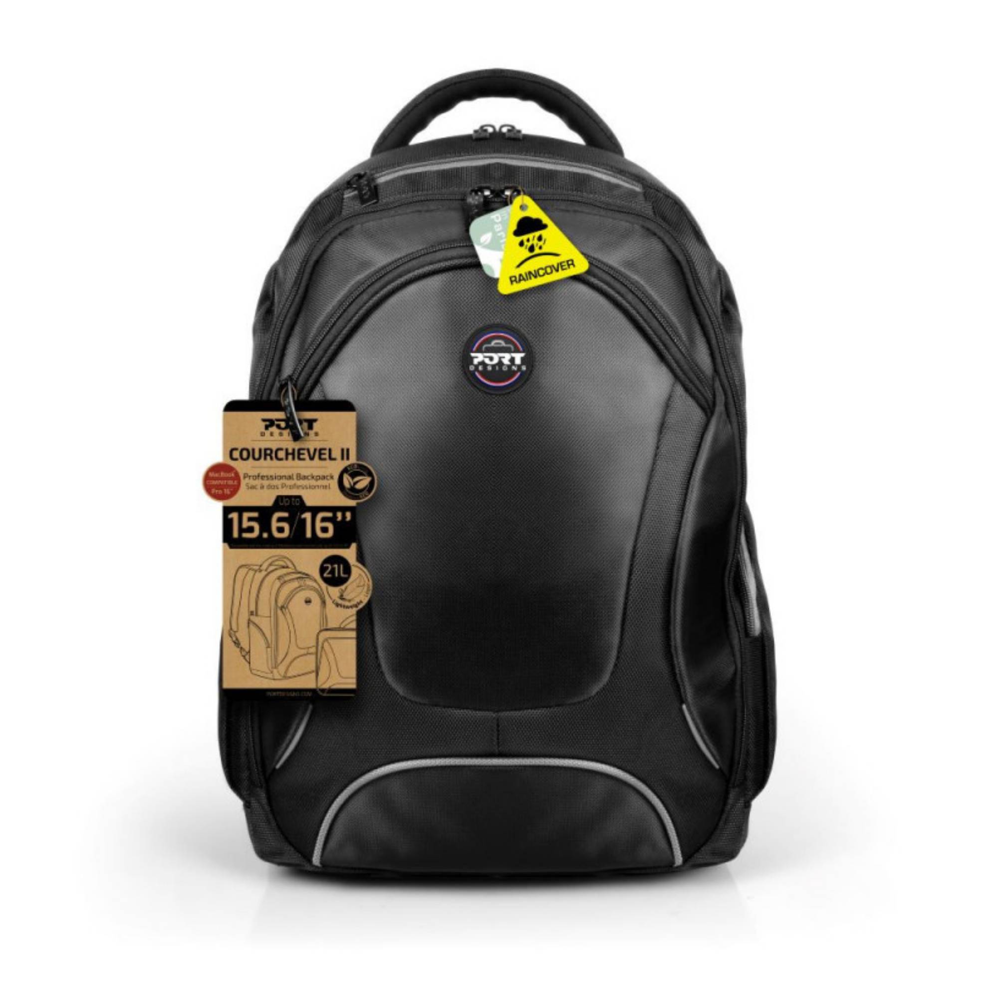 PORT COURCHEVEL II - Notebook-Rucksack - 40,6 cm (16") - Grau, Schwarz (160510)-1