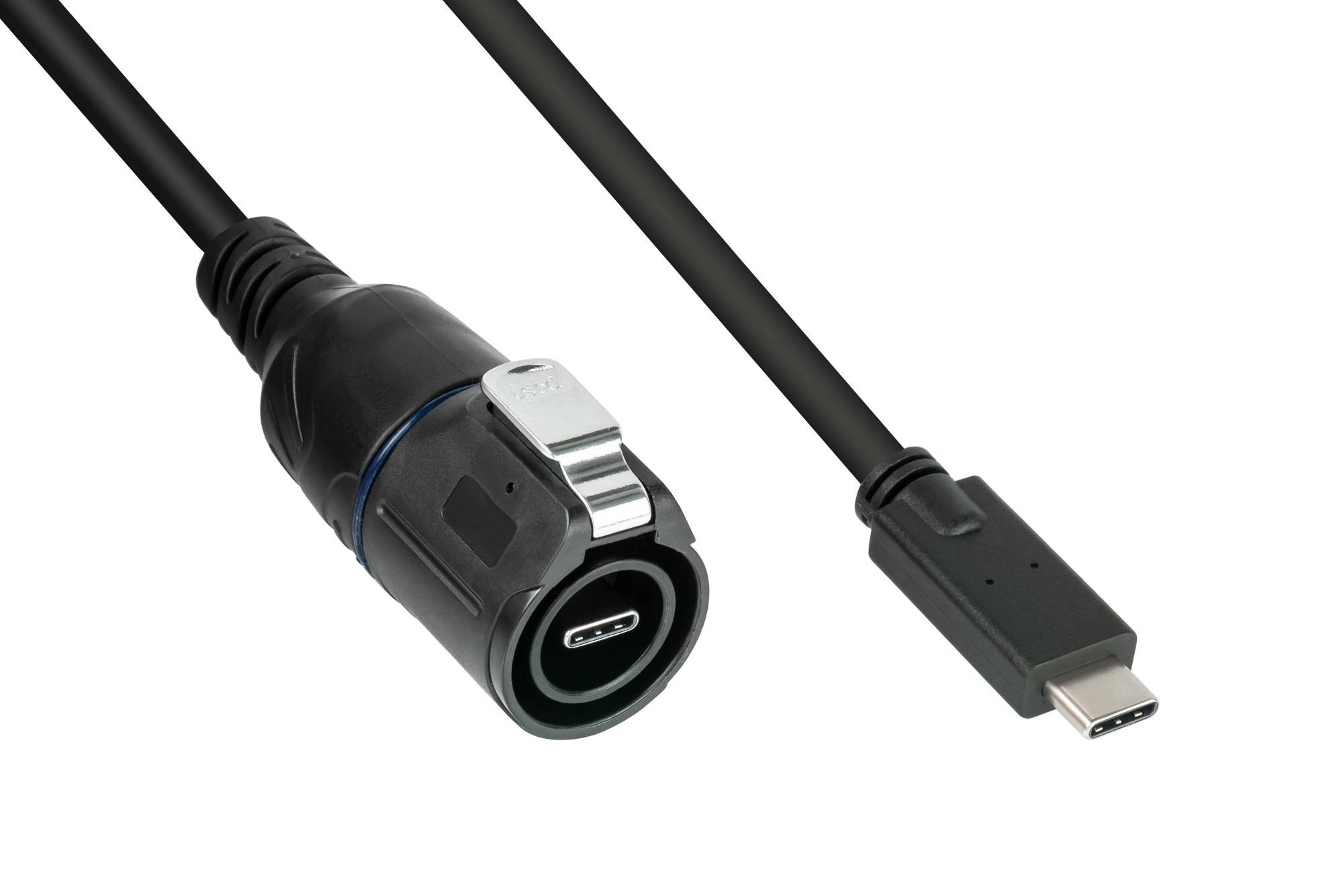 Goede verbindingen industriële connector S1 - USB 3.2 CC, 1m-0