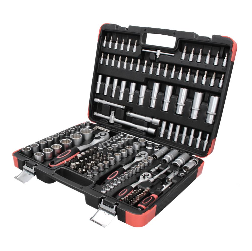 BGS Doppenset gereedschapskoffer gevuld 1/4", 3/8", 1/2" (172-delig)-2
