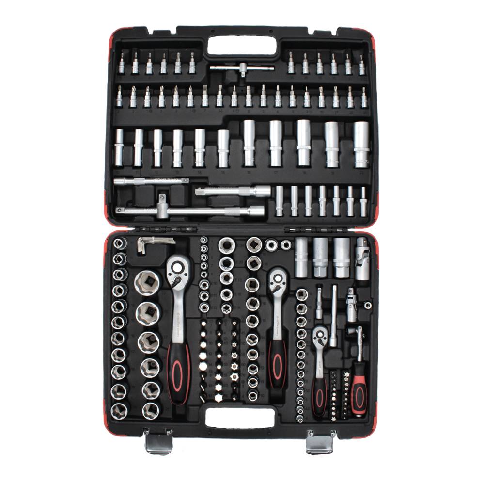 BGS Doppenset gereedschapskoffer gevuld 1/4", 3/8", 1/2" (172-delig)-3