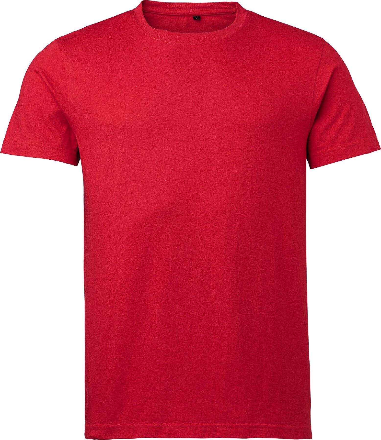 Basic T-shirt, unisex, rood, XL-0