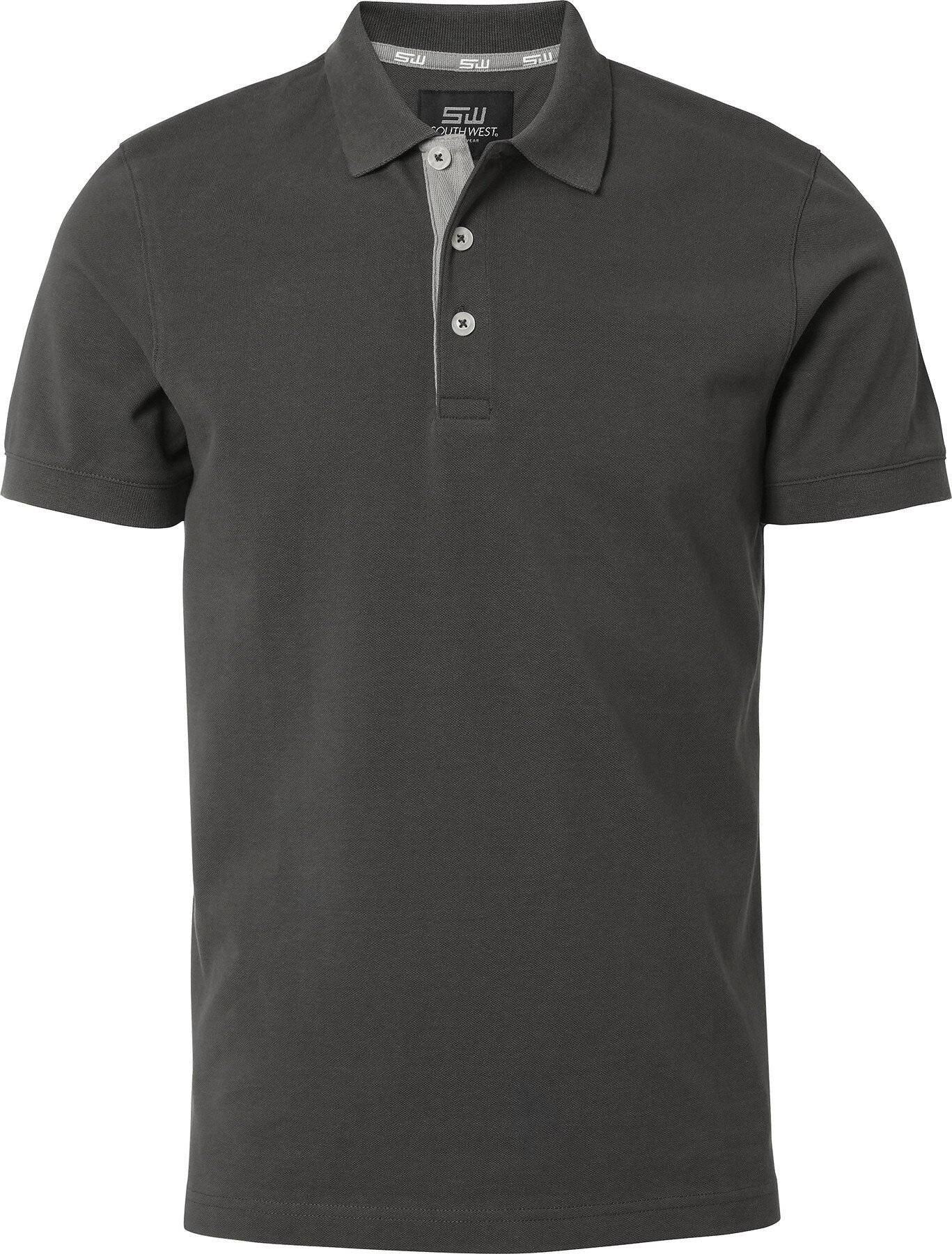 Morris poloshirt, heren, Grafiet, XS-0