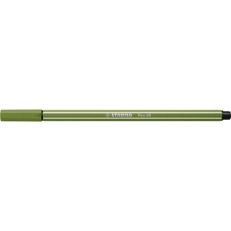 Stabilo 4006381574310 Stabilo - Pen 68, premium viltstift, mosgroen, per stuk-0