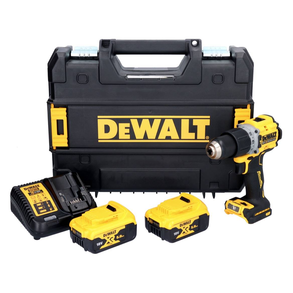 DeWALT DCD805P2T Accu Klopboormachine 18V 2 x 5,0 Ah-1