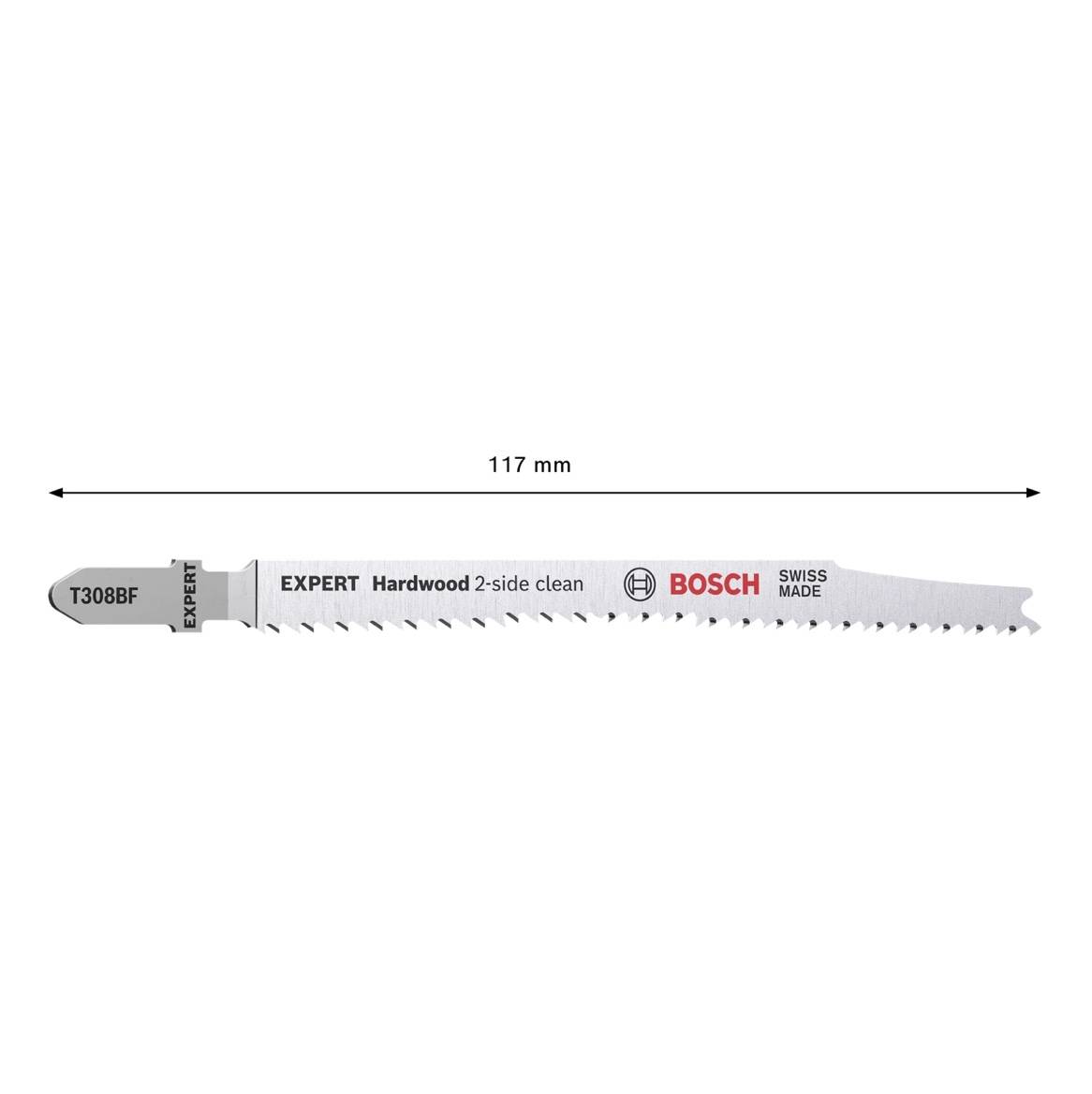 Bosch EXPERT decoupeerzaagblad T308BF Hardhout 2-zijdig schoon 5st-2